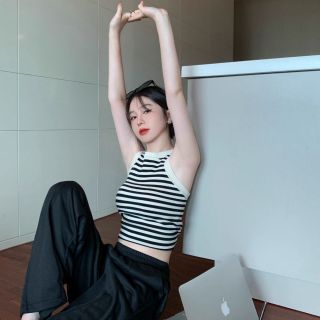 Áo CRT ba lỗ sọc