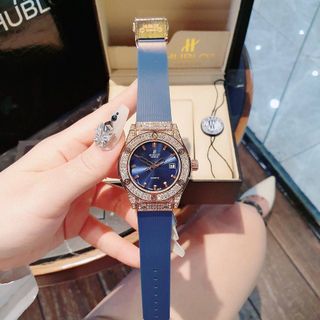 HOT SALE: ĐỒNG HỒ COUPLE THỜI TRANG HUB 2 VIỀN HỘT 5