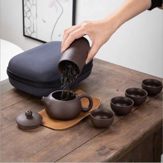 Bộ Ấm 4 Chén Trà Kèm Hộp