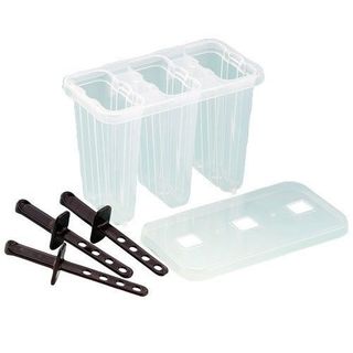 Khuôn làm kem 3 chiếc nhựa trong Inomata nội địa Nhật Bản