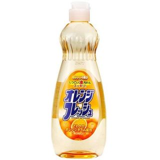 Chai nước rửa bát chén hương cam 600ml Rocket soap nội địa Nhật Bản