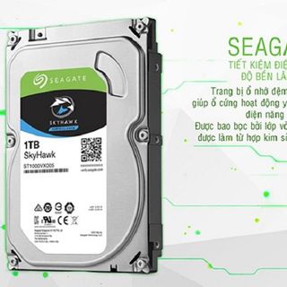 Ổ Cứng HDD Seagate SkyHawk 1TB 3.5 Inch, 5900RPM, SATA, 64MB Cache (ST1000VX005) giá sỉ