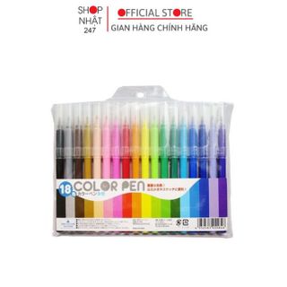 Set 18 bút dạ màu Inomata Nhật Bản giá sỉ