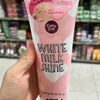Tẩy Tế Bào Chết Toàn Thân Cathy Doll Sáng Da Sữa Bò 320ml White Milk Shine Peeling Body Scrub