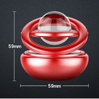 Trang trí ô tô - VÒNG XOAY VÔ CỰC kèm SÁP THƠM GALAXY KIM LOẠI GẮN TAPLO CHẠY BẰNG NĂNG LƯỢNG MẶT TRỜI