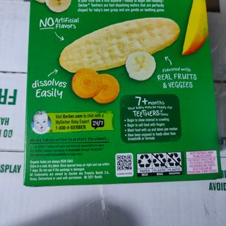 Bánh ăn dặm Gerber Organic hộp giấy 48g