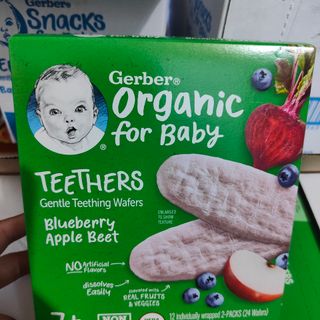 Bánh ăn dặm Gerber Organic hộp giấy 48g