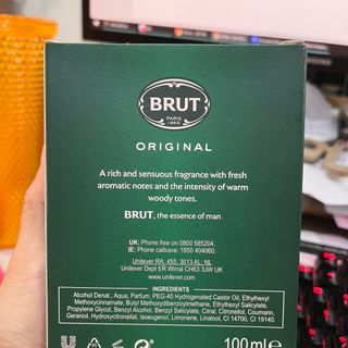 Nước Hoa Brut Orginal Xanh Lá 100ml