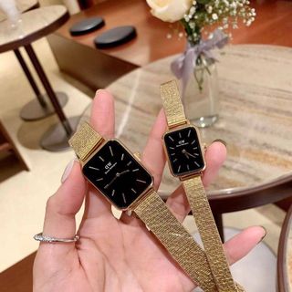 ĐỒNG HỒ NAM D.W LƯỚI XI CHỮ NHẬT 2