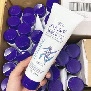 SỮA RỬA MẶT HATOMUGI MOISTURIZING & FACIAL FOAM CHIẾT XUẤT Ý DĨ