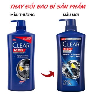 Dầu Gội Clear Man Than Thái Lan Chính Hãng (Thùng 12 Chai)