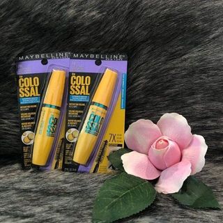 Mascara Co lossal Water proof May belline Làm Dày Mi & Ngăn Rụng Mi Màu Đen 9.2ml