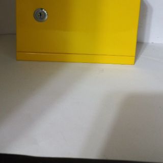 Tủ sắt ống heo để tiền tiết kiệm -Két sắt ngang xám đen vân đá tiết kiệm an toàn chống cháy