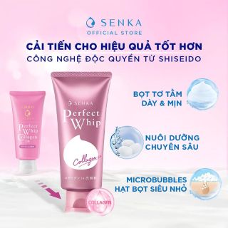 Sữa rửa mặt 𝐒𝐞𝐧𝐤𝐚 𝐏𝐞𝐫𝐟𝐞𝐜𝐭 𝐖𝐡𝐢𝐩 Nhật Bản
🔵Màu xanh : tạo bọt, sạch sâu 🔵Màu hồng : bổ sung collagen săn chắc da 🔵Màu trắng : giúp