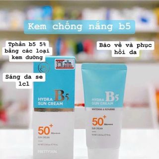 Kem Chống Nắng Phục Hồi Dưỡng Trắng B5 Prety Skin Hàn Quốc Hydra B5 Sun Cream 70ml giá sỉ