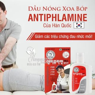 Dầu Nóng Xoa Bóp Antiphlamine Hàn Quốc 100ml (Mẫu Mới Nhất)