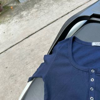 Áo nút bấm cổ trụ tay dài PTHUY