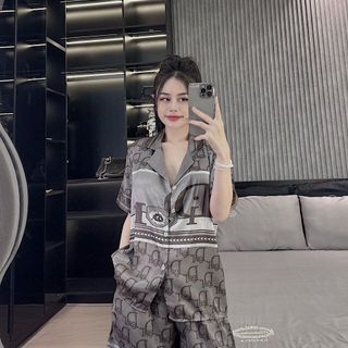 set pijama đùi latin