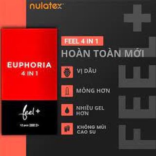 Bao Cao Su FEEL 4 IN 1 - Malaysia - Hộp 12 cái