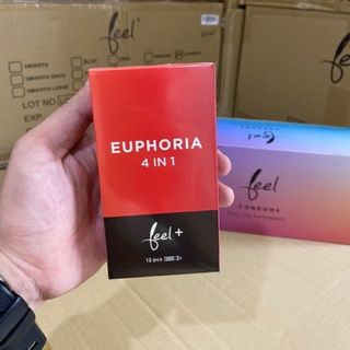 Bao Cao Su FEEL 4 IN 1 - Malaysia - Hộp 12 cái