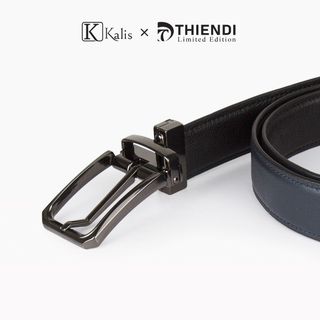 Dây Nịt Xoay Cao Cấp Hàng Hiệu Kalis x Thiendi BCSS143 Dây Nịt Thắt Lưng Nam 2 Mặt Xoay Chiều 360 Độ Da Bò Thật Cao Cấp