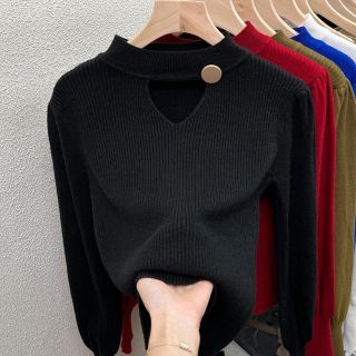Áo len cổ lọ  thiết kế thời trang nữ chất len xịn Quảng Châu loại 1