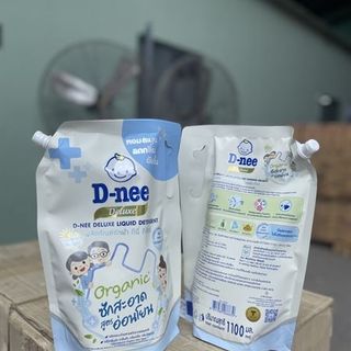 Nước Giặt Dnee Túi Màu Xanh Lá/ Hồng/ Tím/ Xanh Dương 1400ml Thái Lan Chính Hãng (Thùng 6 Túi)