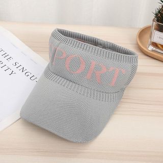 Mũ lưỡi trai nữ Sport nửa đầu kiểu dáng thể thao - Mũ hở chóp len Sport CTB712 - BECHIP