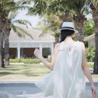 SET BỘ TRẮNG CỔ YẾM KÈM QUẦN SHORT- HUYỀN XMĐT