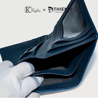 Ví Da Nam Nhỏ Gọn Cao Cấp Hàng Hiệu Kalis x Thiendi WCMD04 Ví Da Đứng Nam Mini Nhỏ Gọn Đẹp Nhiều Ngăn Để Đựng Thẻ ATM
