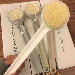 BÀN CHẢI CỌ LƯNG KHI TẮM MUJI NHẬT BẢN (KHÔNG HỘP) - SILVER