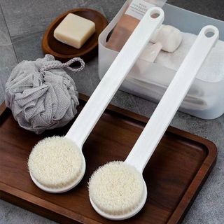 BÀN CHẢI CỌ LƯNG KHI TẮM MUJI NHẬT BẢN (KHÔNG HỘP) - SILVER