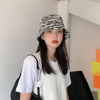 MŨ BUCKET HỌA TIẾT VẰN CÁ TÍNH - SILVER