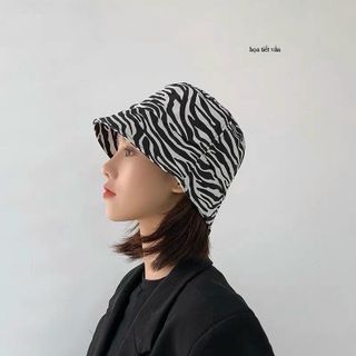 MŨ BUCKET HỌA TIẾT VẰN CÁ TÍNH - SILVER