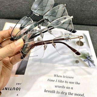 Gọng cước kim loại bản lề lò xo lắp cận viễn