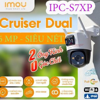 Camera Wifi iMOU Cruiser Dual 6MP IPC-S7XP-6M0WED Xoay 360 Ngoài Trời giá sỉ