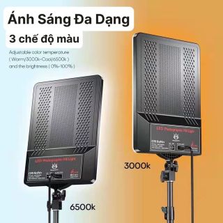 Đèn Led Chữ Nhật Hỗ Trợ Studio Chụp Ảnh Livetream M777