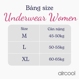 đồ lót Aircool Women