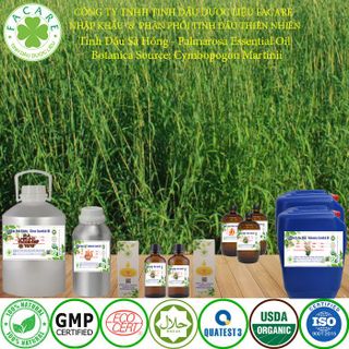 Tinh dầu Sả hoa hồng Palmarosa essential oil giúp đuổi muỗi, khử mùi, làm thơm phòng - 100ml