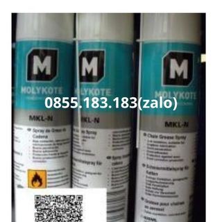 Chất bôi trơn Molykote MKL-N spray ứng dụng cho ngành công nghiệp giá sỉ