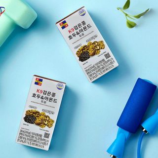 Sữa hạt óc chó hạnh nhân đậu nành đen K9 Hàn Quốc 16 hộp x 190ml
