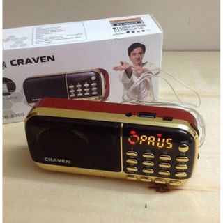 LOA ĐÀI CRAVEN CR836S NGHE NHẠC- USB -THẺ NHỚ -FM