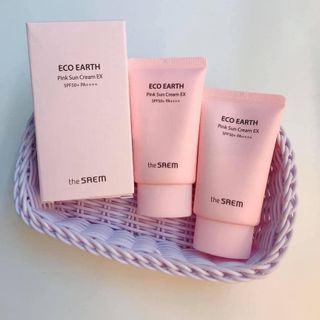 Kem Chống Nắng The Saem Eco Earth Pink Sun Cream EX SPF50+ PA++++ giá sỉ