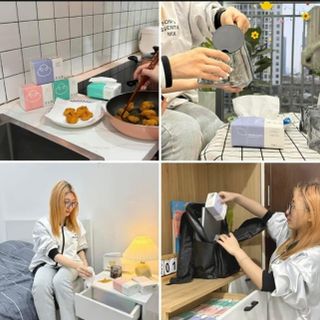 Giấy ăn rút Topgia 3 màu thùng 16 gói