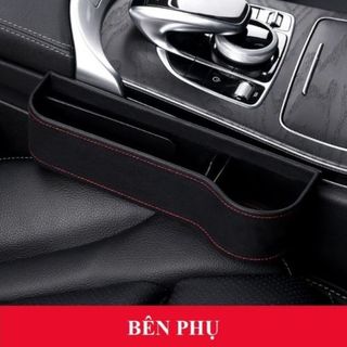 Hộp Đựng Đồ Khay Để Khe Ghế ô Tô Kiêm Đựng Cốc Chất Liệu Da TPU Cao Cấp Sắp Đồ Đạc Trên Xe Tiện Dụng
