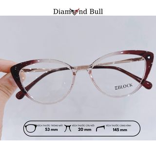 Mắt Kính Mắt Mèo Nam Nữ Diamond Bull Store Gọng Kính Nhựa Acetace N- 00285 giá sỉ - giá bán buôn
