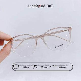 Mắt Kính Thời Trang Nam Nữ Diamond Bull Store Gọng Kính Nhựa Acetace N- 00214 giá sỉ - giá bán buôn