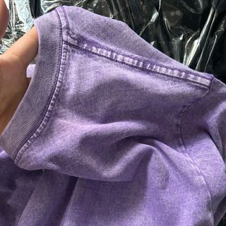 Áo Thun Wash Loang 100%, Áo Thun Cổ Tròn, Áo Thun Nam Nữ, Áo Thun Tay Ngắn Unisex Form Rộng Tay Lỡ Oversize
