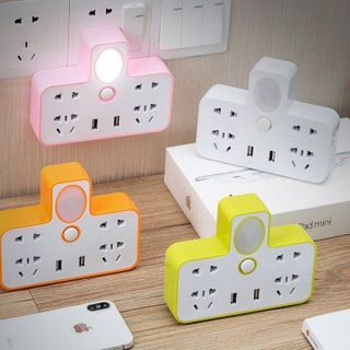 Ổ CẮM ĐIỆN THÔNG MINH 2 CỔNG USB KIÊM ĐÈN NGỦ LD008