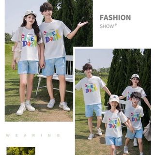 Áo thun gia đình bố mẹ con